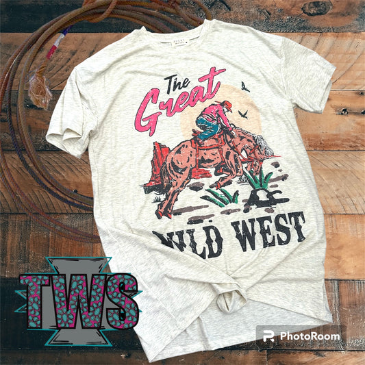 Wild West T Shirt Dress- no fringe